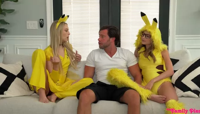 Porno: Er kechalari uyda emas Yalangoch Nastya Kamenskix va Potapning porno suratlari