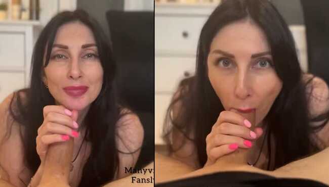 Yuzida sperma bilan etuk ayolning yaqindan surati